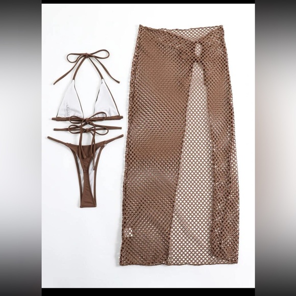 NWT 3 Piece Bikini Set - Picture 3 of 4